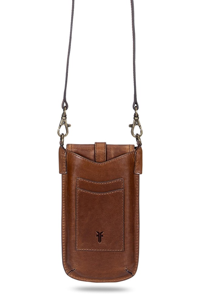MELISSA PHONE POUCH One Size, Cognac