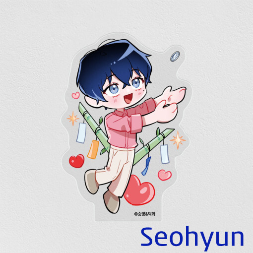 Webtoon MD [ Dawn After Dusk ] Acrylic Block (2 TYPE) [ 밤을 가르는 새벽 ]