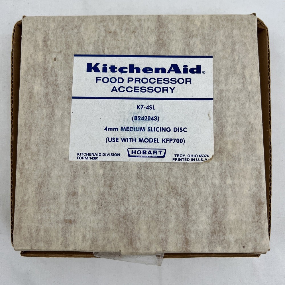 KitchenAid KFP700 Food Processor Slicing Blade Disc Replacement Part K7-4SL 4mm