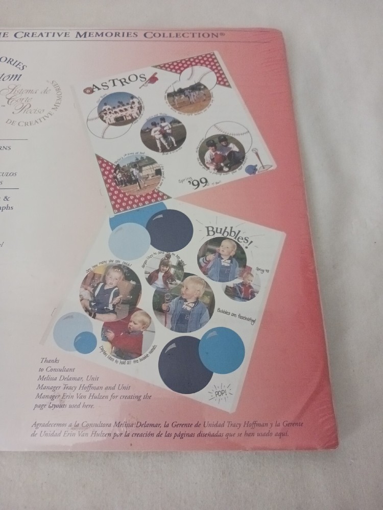 Creative Memories Custom Cutting System Sizing Template/3 Circle Patterns NEW