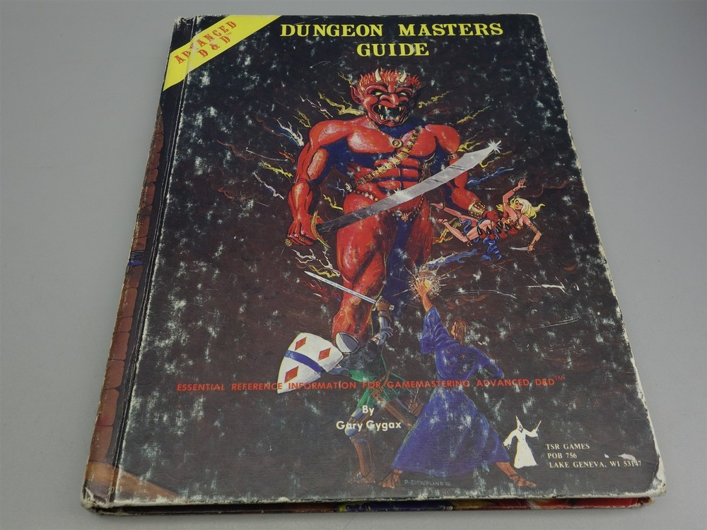 Advanced Dungeons & Dragons, D&D: Dungeon Master's Guide by Gary Gygax 1979