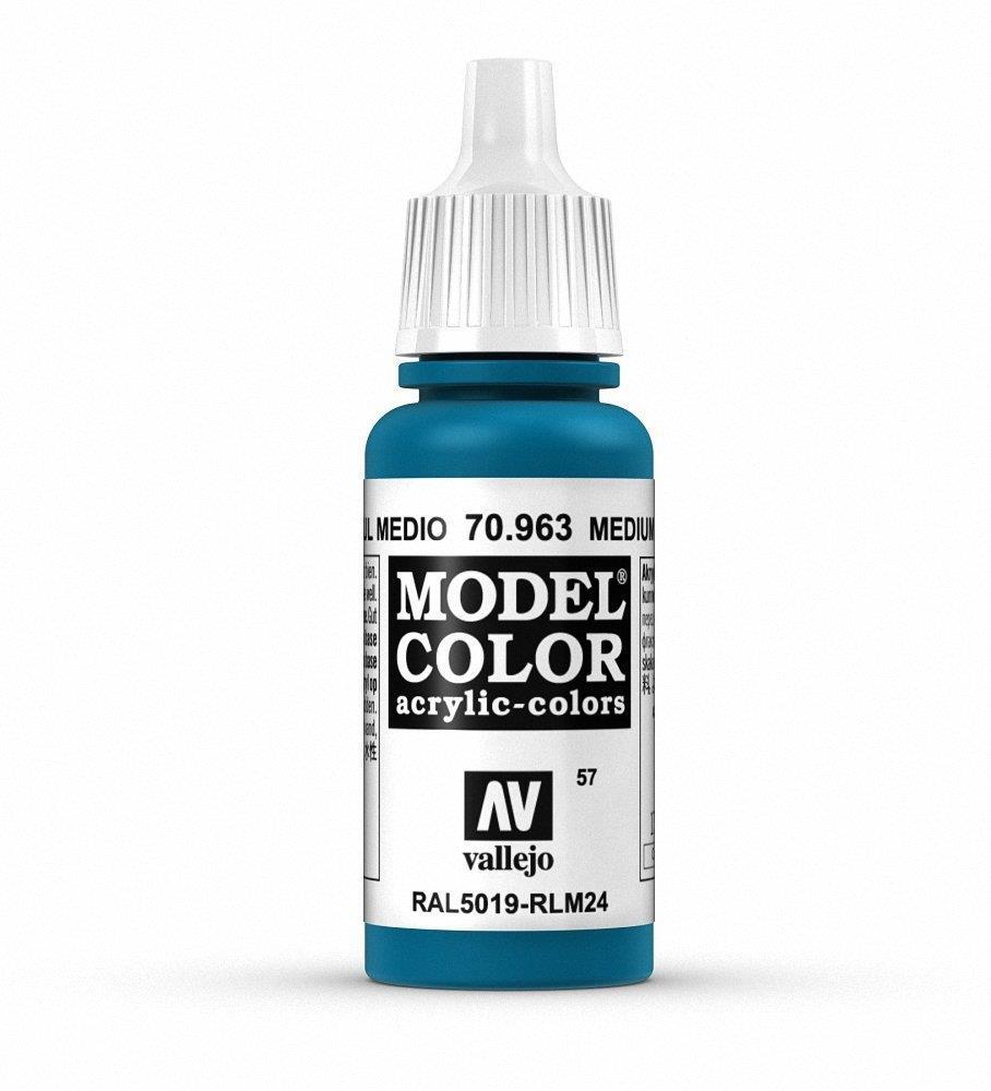 Vallejo Acrylic Medium Blue Paint Model Color 17ml VAL 70963