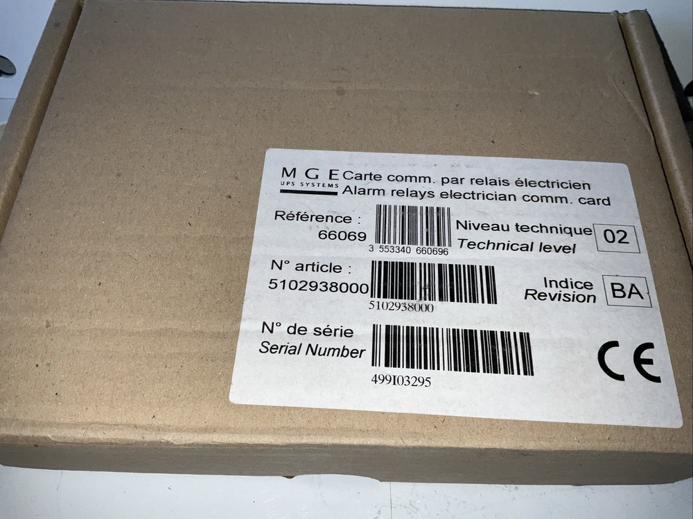 MGE 66069 Alarm Relay Communication Card