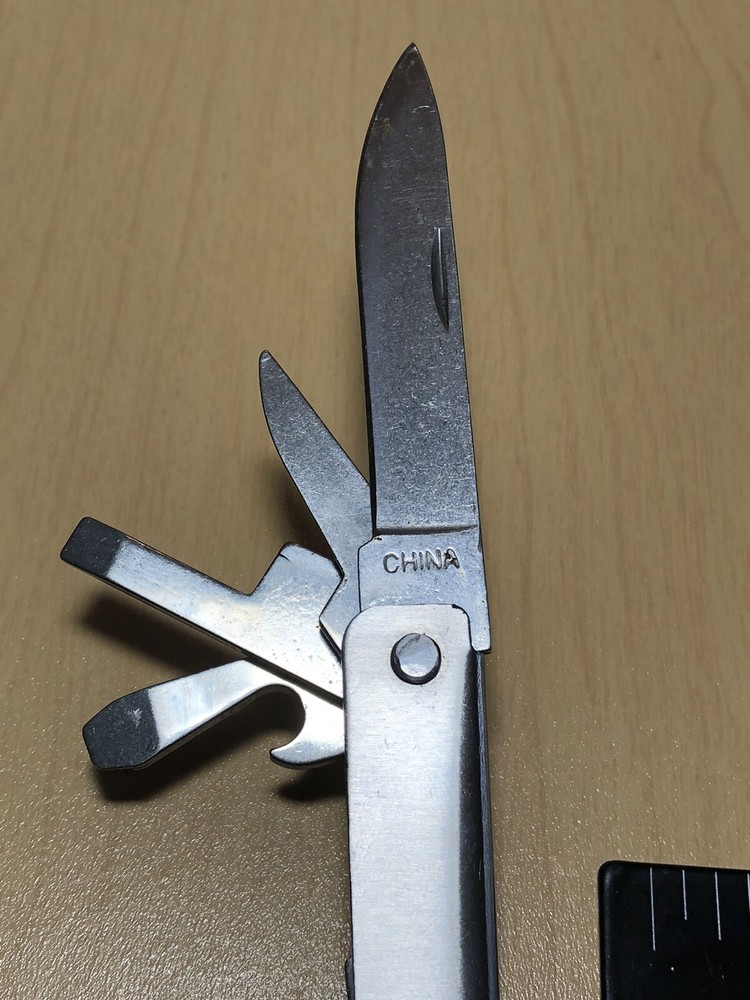 Pocket Multi-tool Stainless Pliers W/ Knife, Screwdriver, Phillips Unbranded