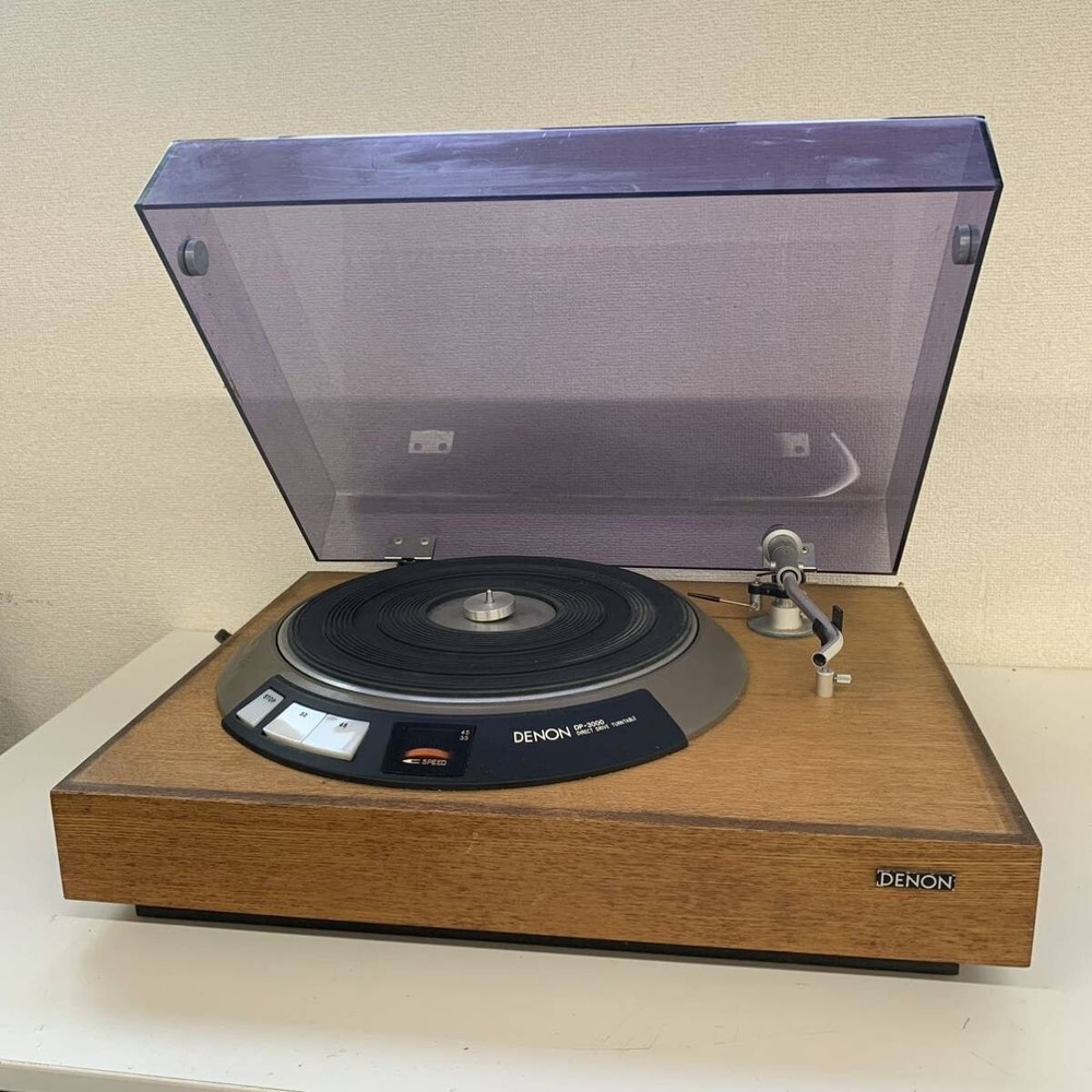 Denon DP-3000 + DP-3700F Direct Drive Turntable record player