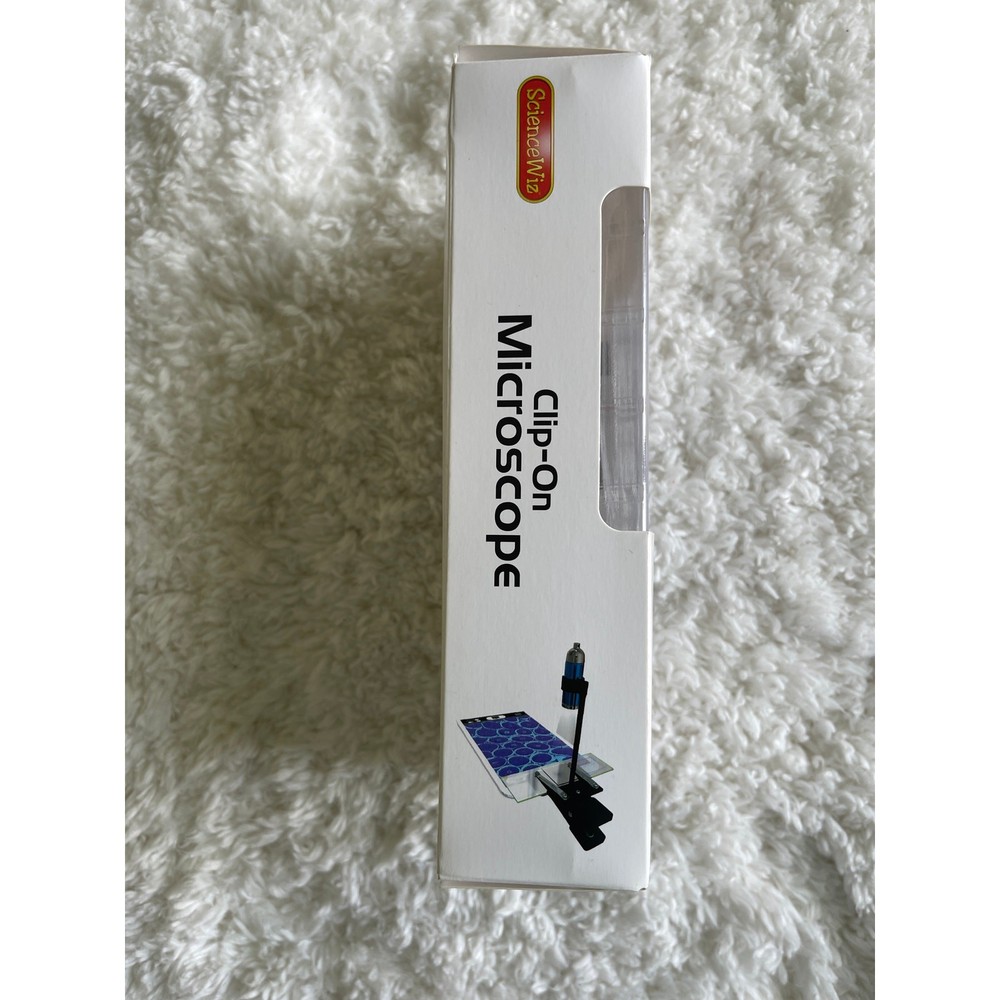 ScienceWiz Clip On Microscope Mobile Device Into High Performance Single Lens
