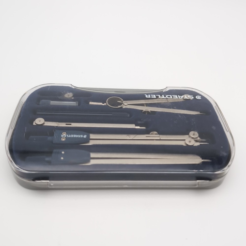 Staedtler Arco Precision Math Drafting Compass Set In Case 559-09