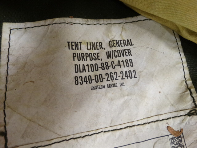 US Military G.P. Medium Tent Liner