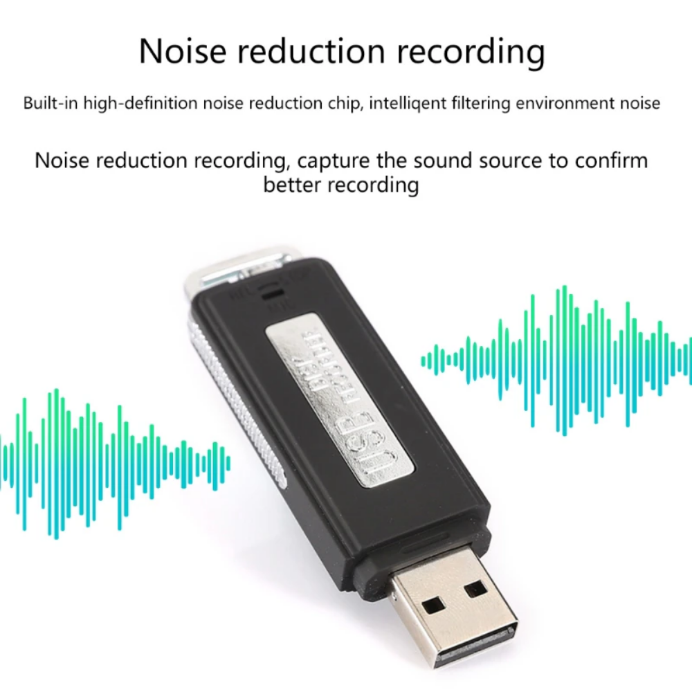 Mini USB Voice Activated Bug Digital Sound Audio Recorder Dictaphone MP3 Player