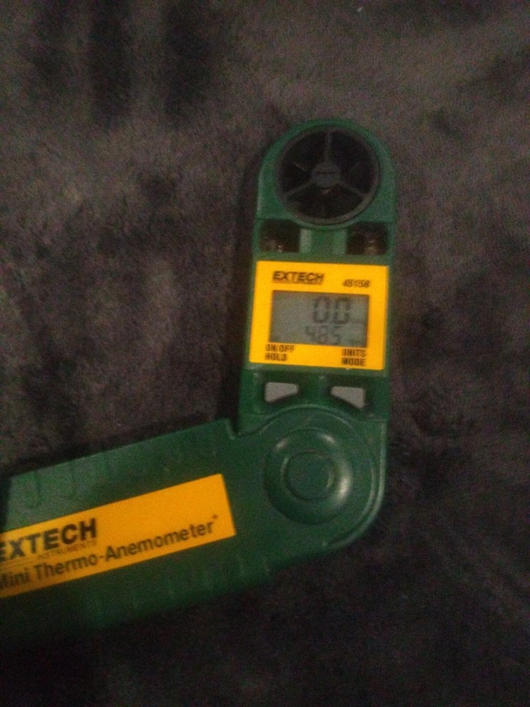 extech digital waterproof mini thermal anemometer