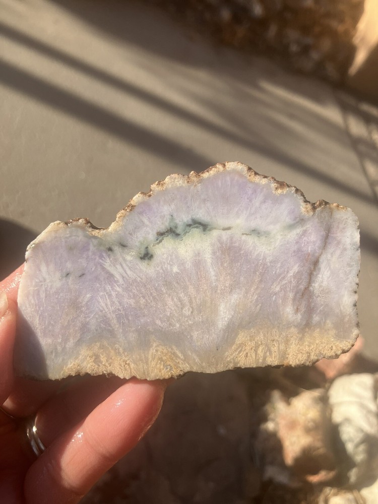 Purple Sagenite Slab