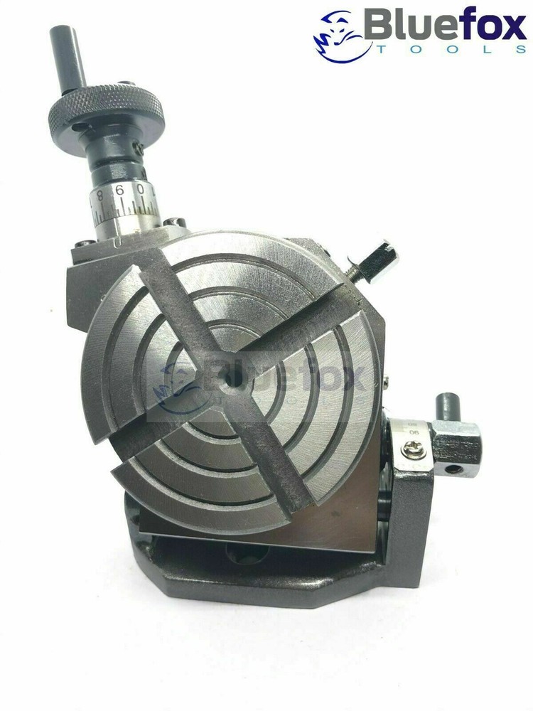 Rotary Table Horizontal Vertical Tilting 3" , 4"+ Chucks + 80 & 100mm Round Vice
