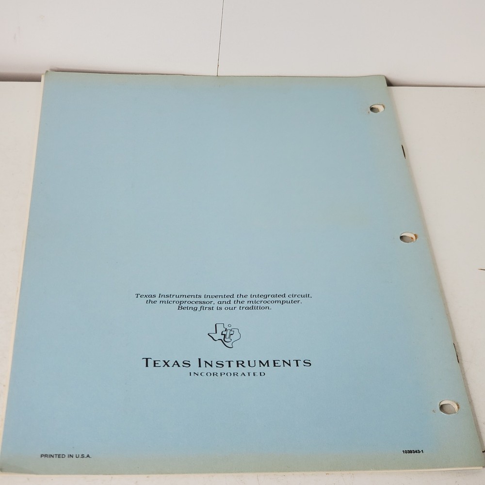 Texas Instruments PHP1200 Peripheral Expansion System Manual TI Home Computer