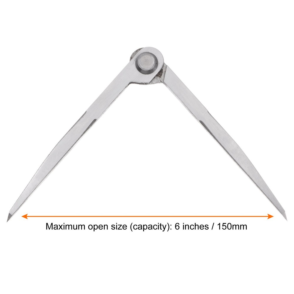 Navigation Divider 6 Inch 150mm Adjustable Straight Pattern Divider Compass