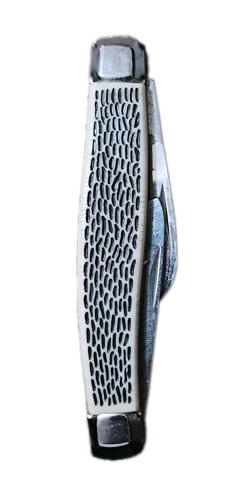 🔥 Three Blade Pocket Knife 4" Bone China