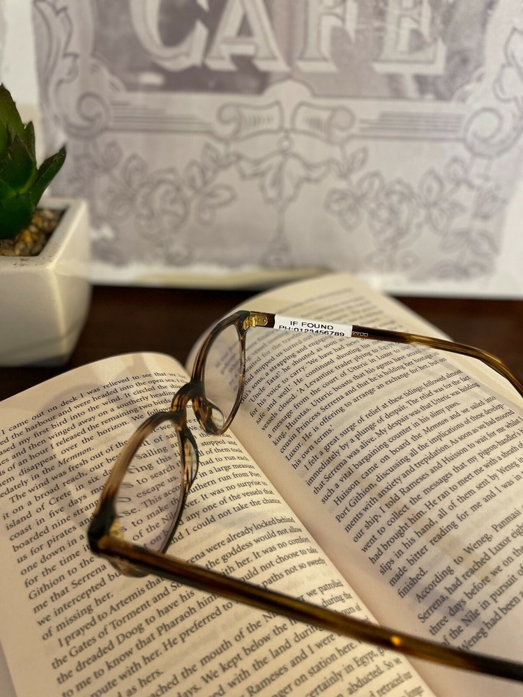 Personalized NAME TAGS for Reading Glasses - Personalized Shrink Wrap Name Tags