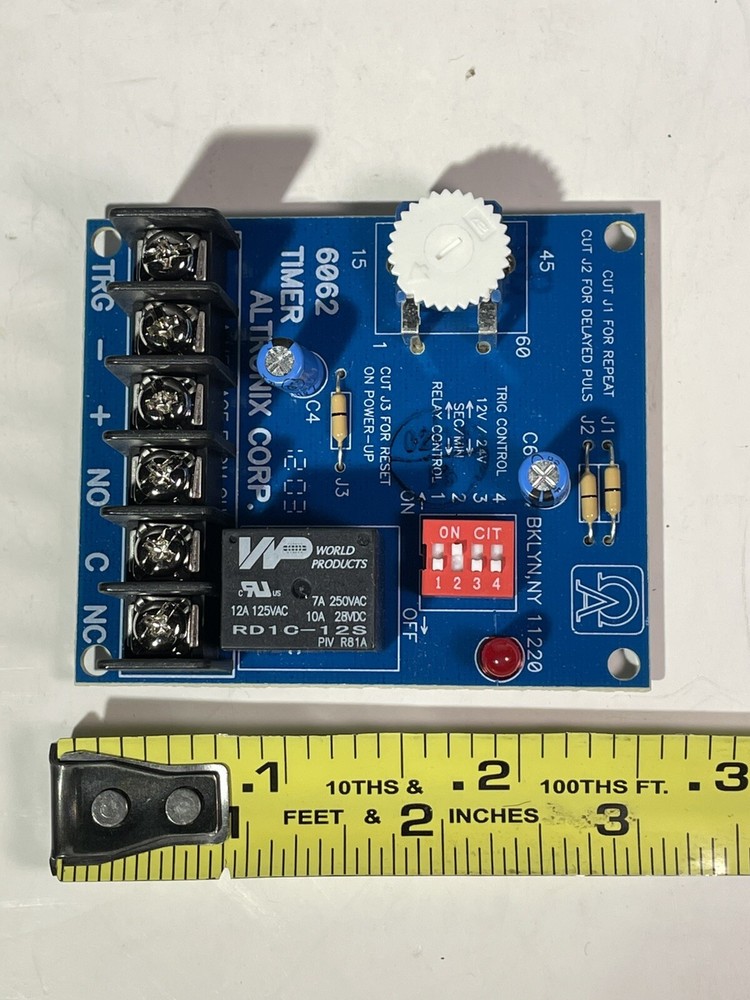 6062 Altronix Multi-Purpose Timer Module 12/24VDC NOS NOB