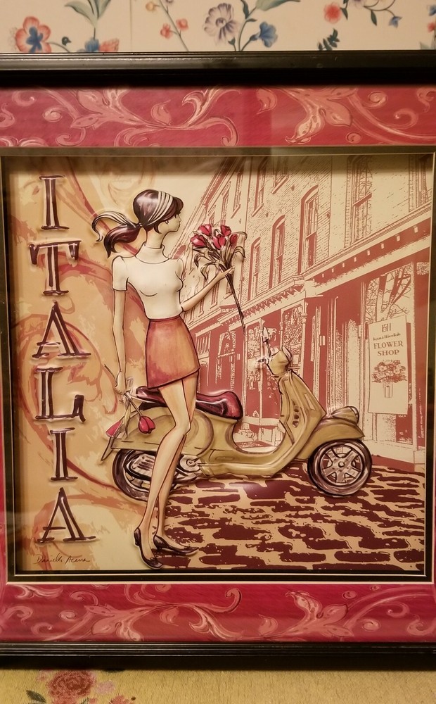 Danielle Acerra Framed Art "ITALIA"