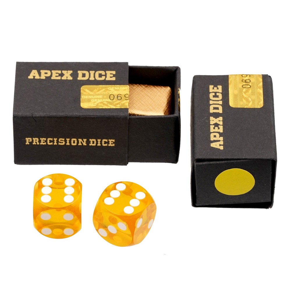 Precision Backgammon Dice **SECURITY SEALED** Professional Backgammon Dice