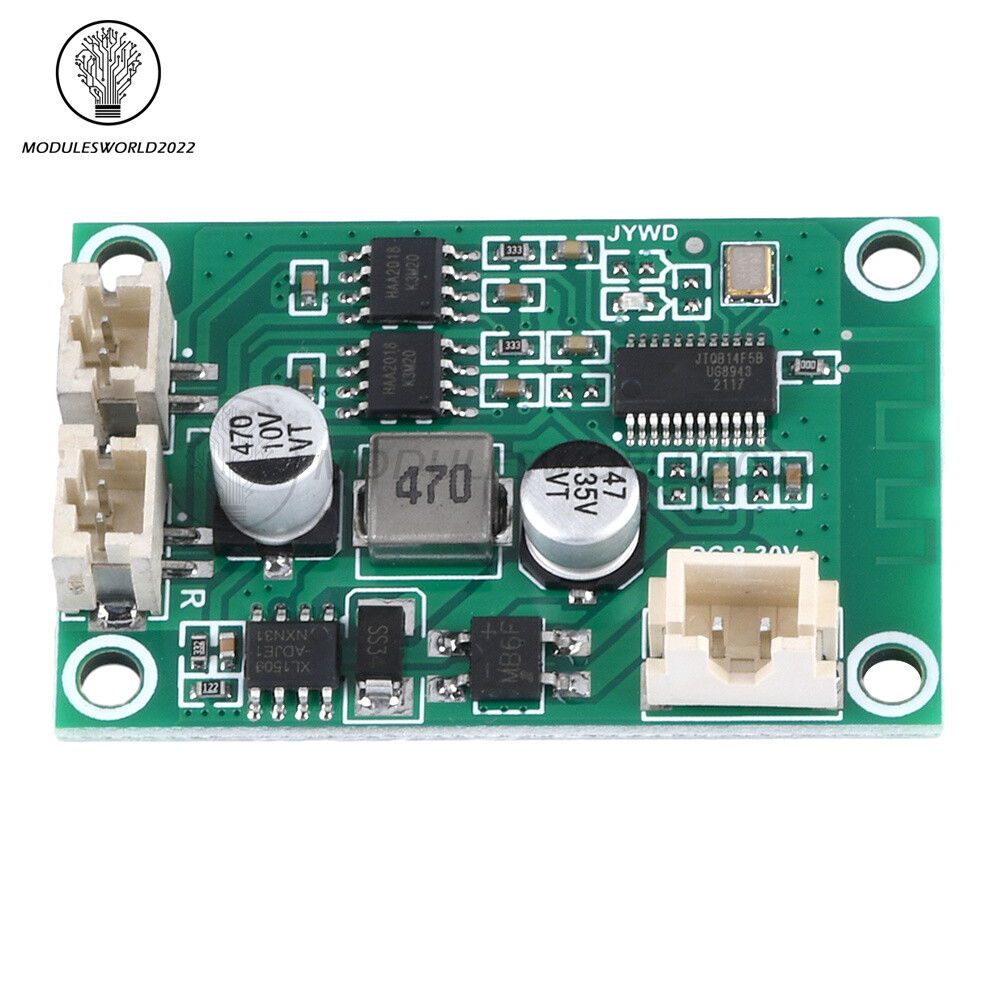 DC8V-24V 3W Bluetooth Amplifier Module Stereo Decoding 2 Channel Amplifier Board