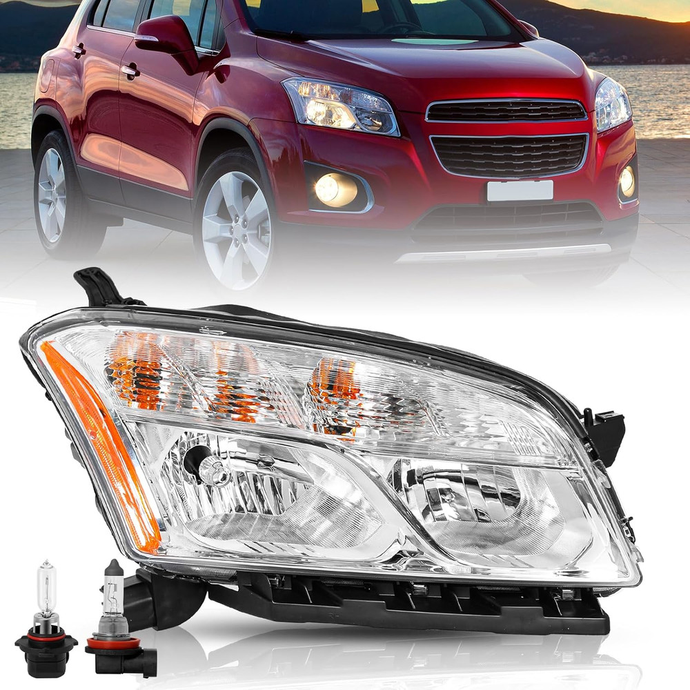 Headlight Assembly Fit for 2013 2014 2015 2016 Chevy Trax Halogen OE Style Front