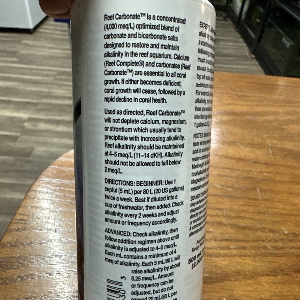 Reef Carbonate (500 mL) - Seachem