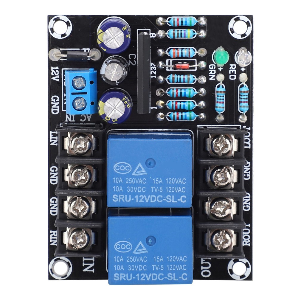 Speaker Protection Board DualChannel Voltage Regulator Delay Module AC1215V