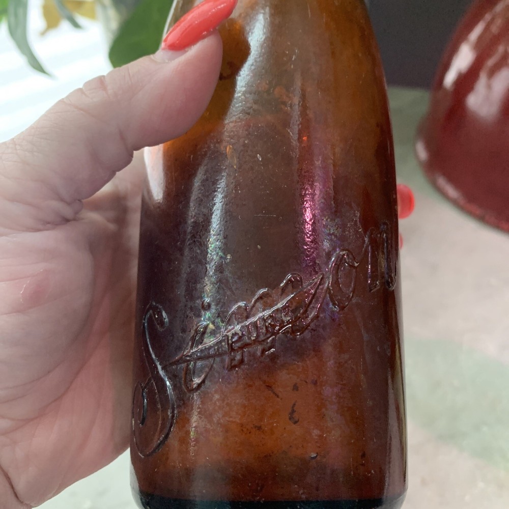 2 Simon Pure Vintage Original Beer Bottles