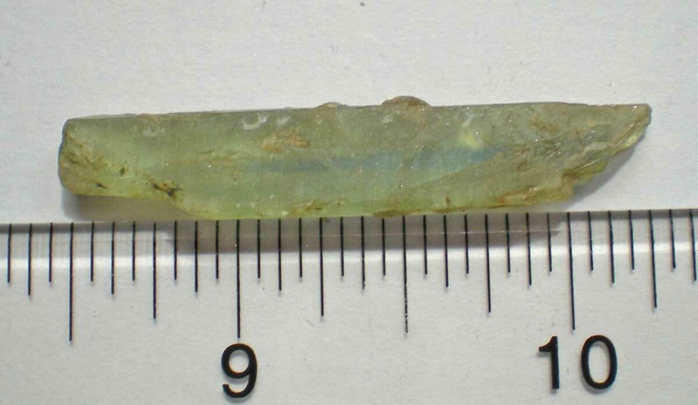 Green & Blue Kyanite Blade r662c