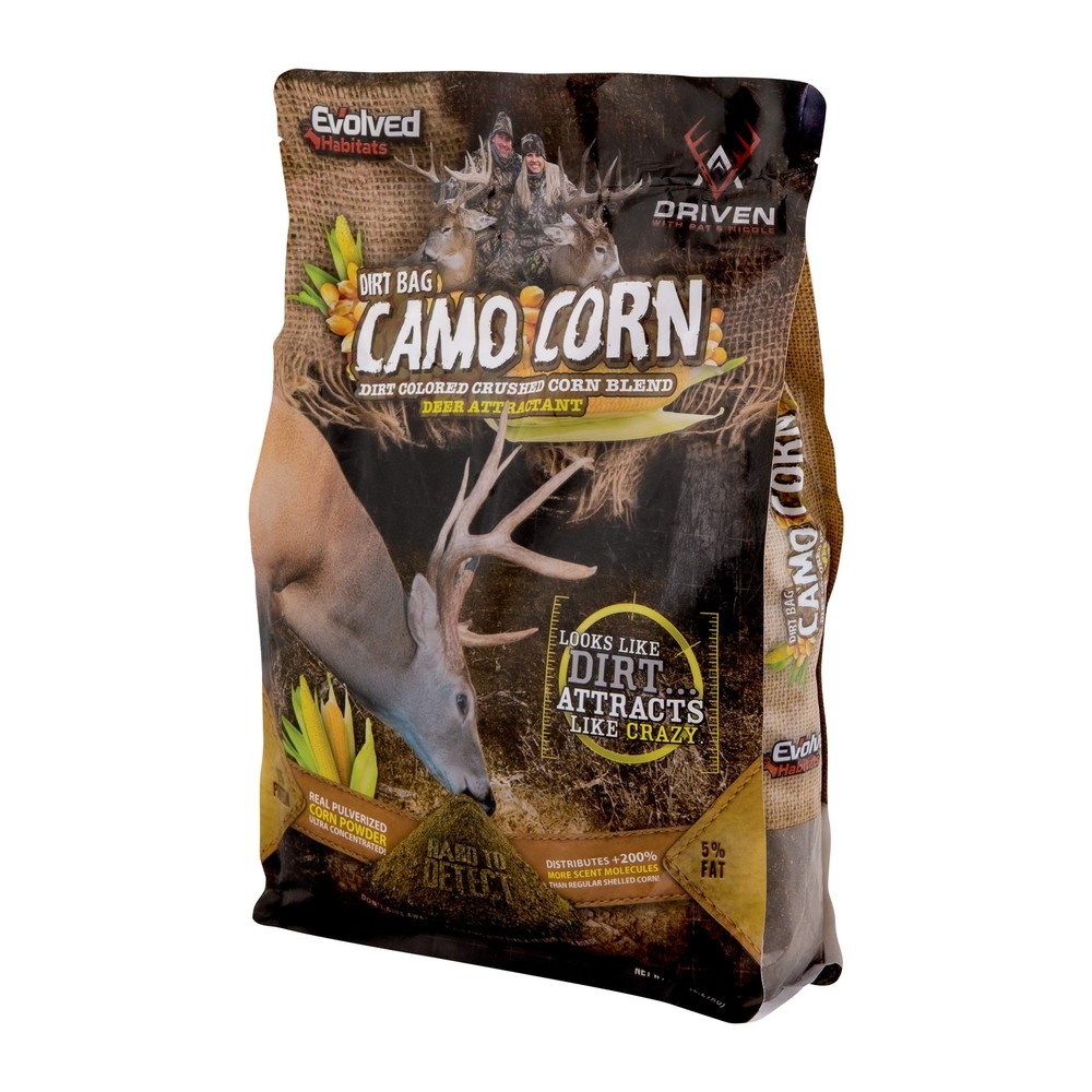 Camo Corn Deer Attractant – Nutritious Crushed Corn Blend for Bigger Bucks