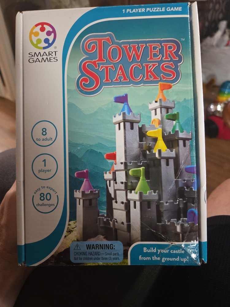 Tower Stacks ( Castles Version) By Smart Games Solo Puzzle.