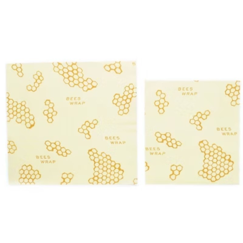 Reusable Beeswax Compostable Food Wraps - 2ct