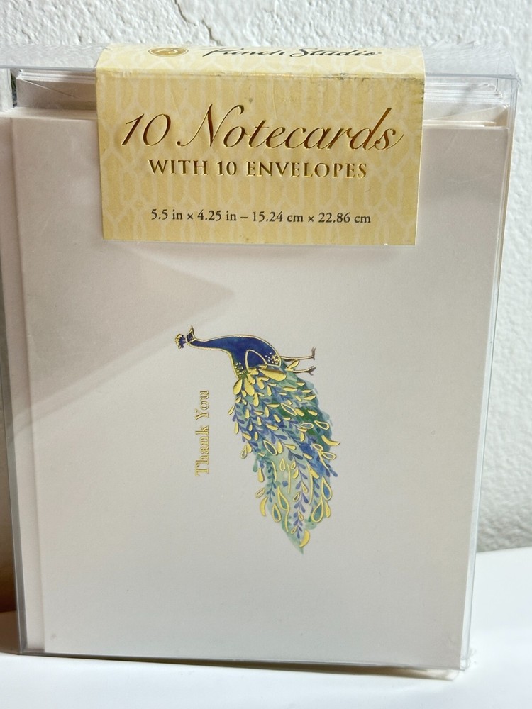 PUNCH STUDIO | REX & MOLLY 10 Notecards & 10 Envelopes