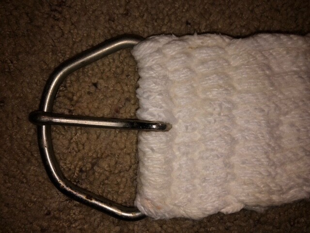 35'' WHITE DOUBLE THICK ROPE ROPER CINCH