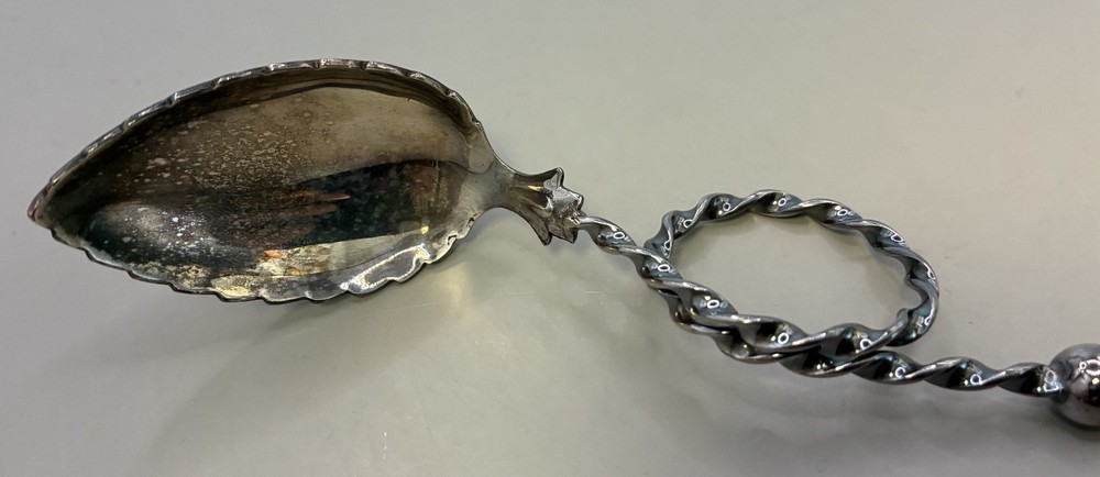 Two Mid-Century Norwegian 830 Silver Caddy Spoons