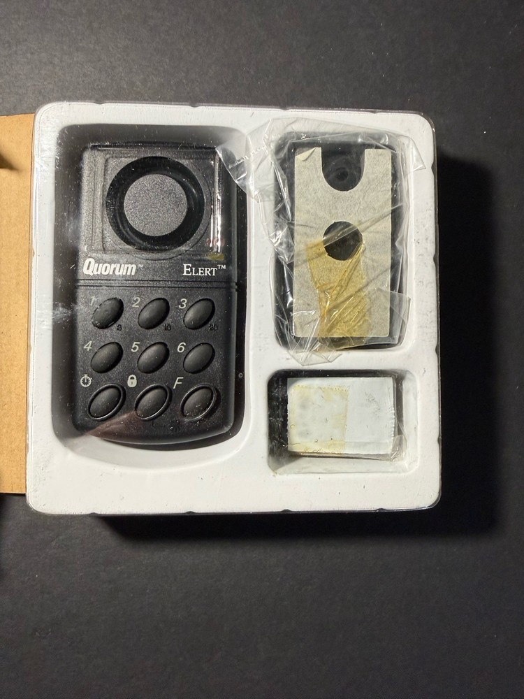 Quorum Security Systems Elert System Portable Alarm New