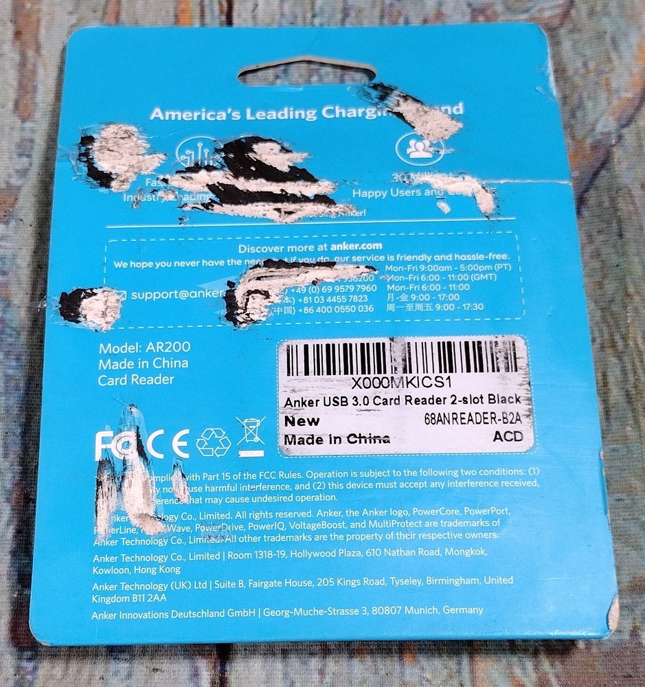 Anker USB 3.0 Card Reader - NEW