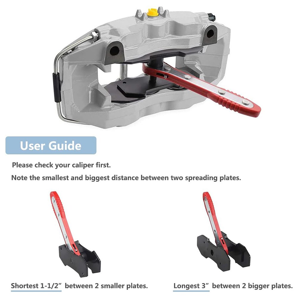 Car Ratchet Brake Piston Caliper Spreader Brake Caliper Press Tool Separator Pad