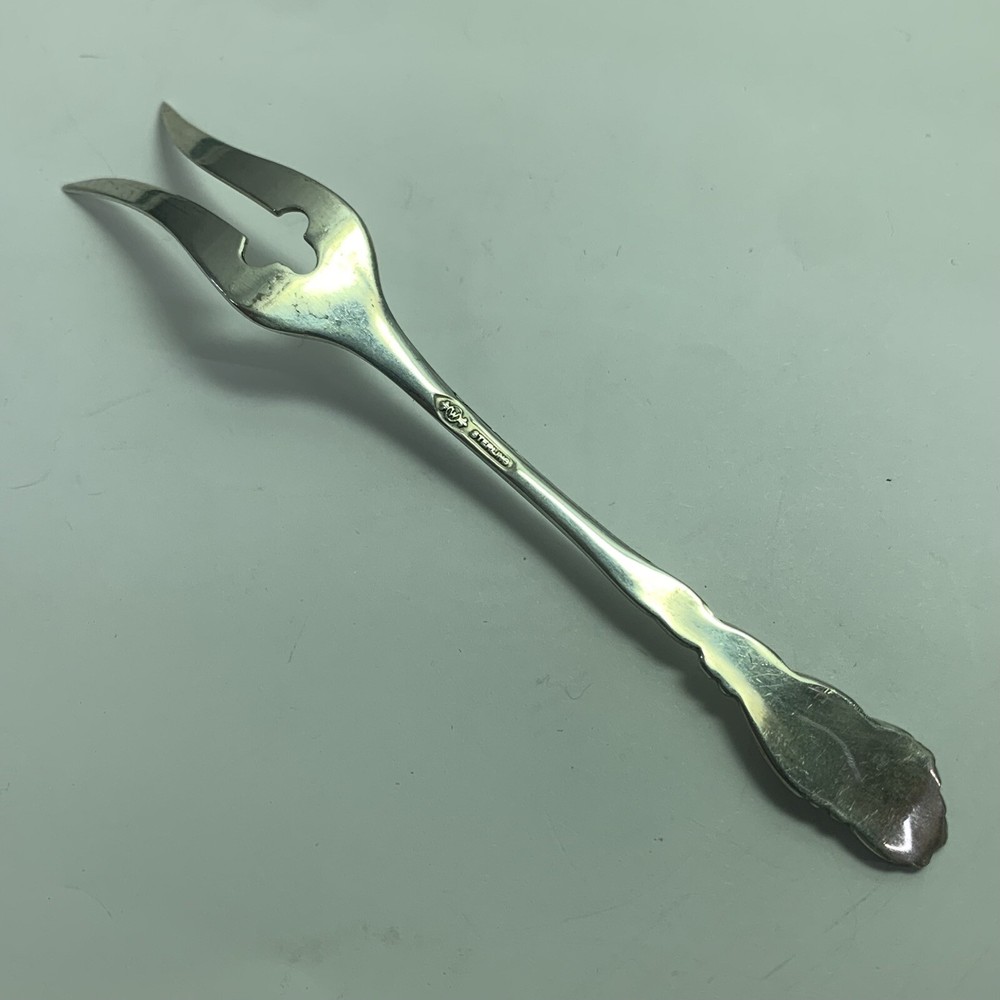 Whiting Sterling Flatware, Olive Fork, 4 1/4 inches