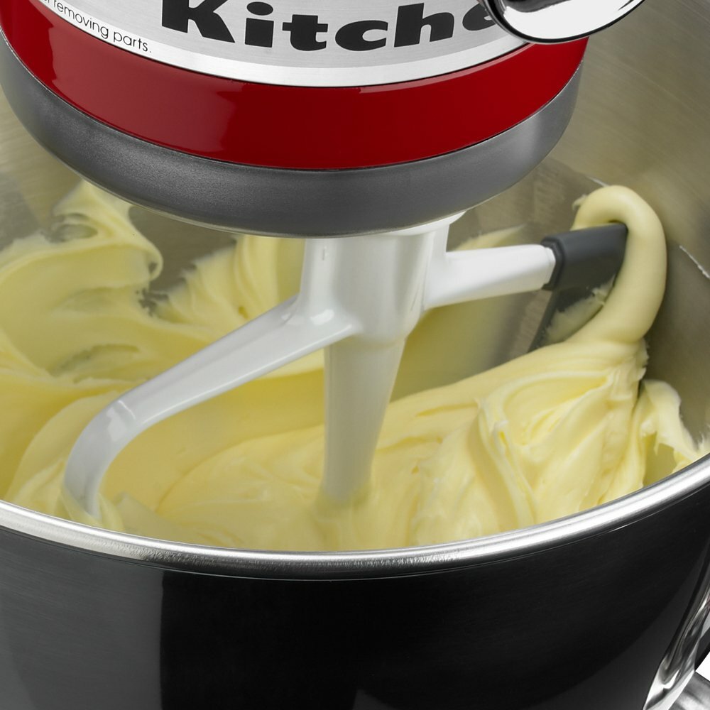 KitchenAid KFE5T Flex Edge Beater Dishwasher Safe, White