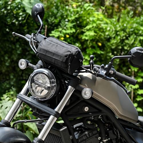 Motorcycle Handlebar Bag,Easy Installation Motorcycle Bag,Universal Black