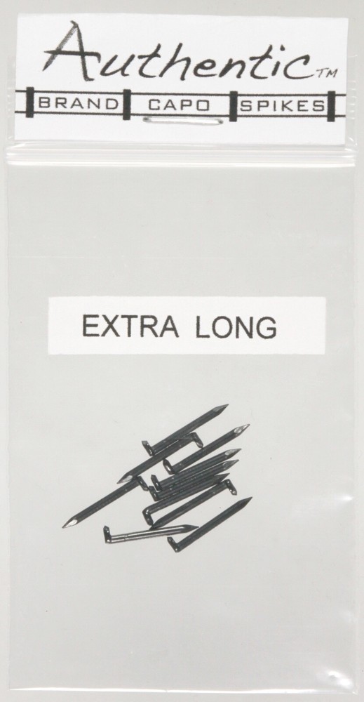 Authentic Capo Spikes - Banjo 5th String Capo - 13mm / EXTRA LONG - oval head