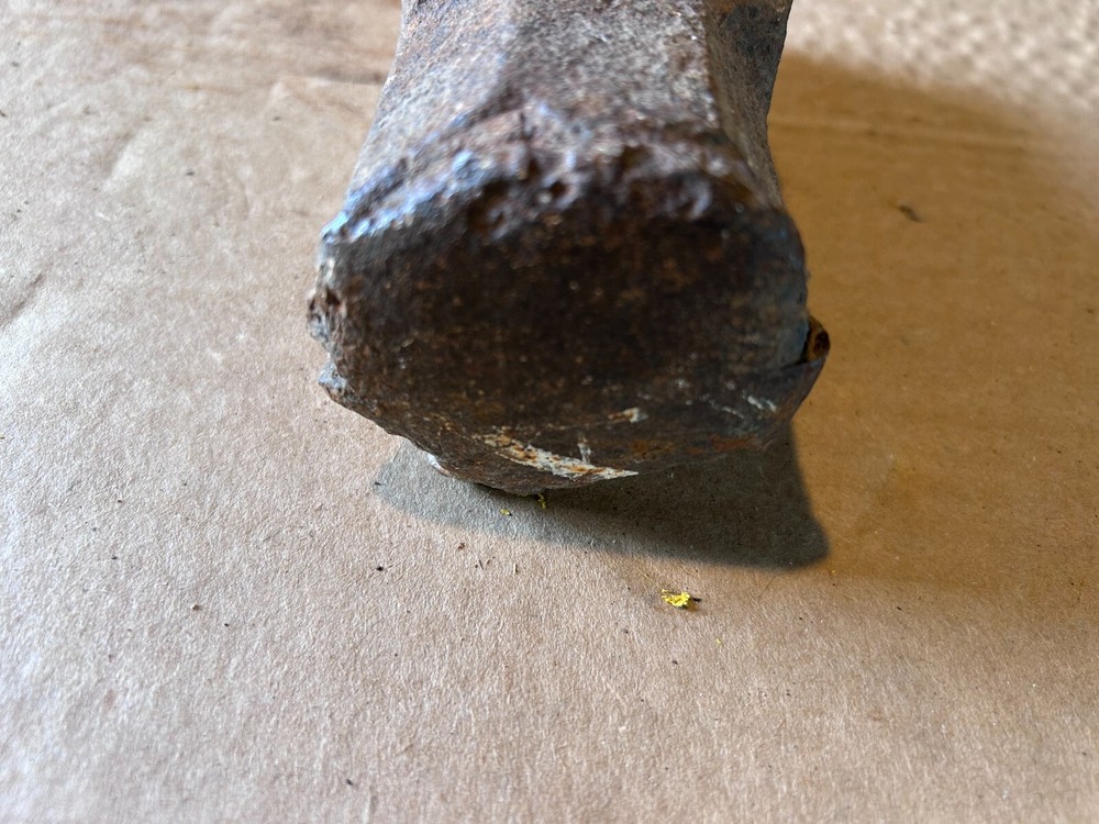Rustic Original Vintage Primitive Forge Sledge Hammer more than 8 lb no handle