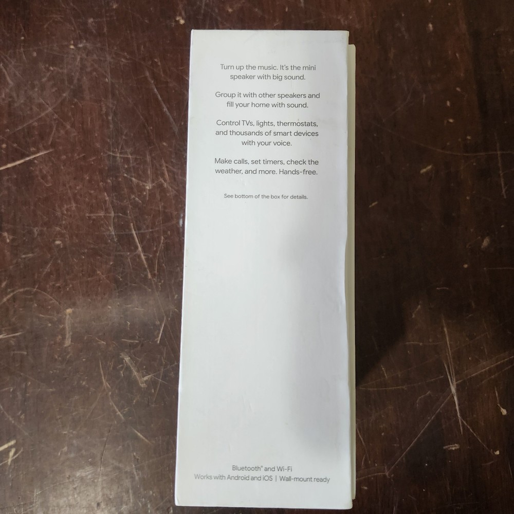 Google Nest Mini 2nd Generation Smart Speaker Bluetooth Wifi Charcoal