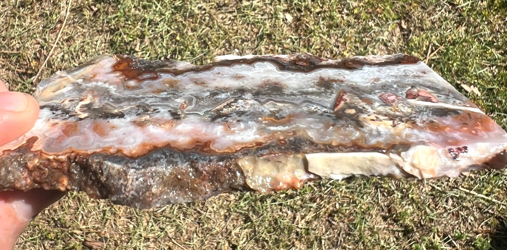 Mexican Crazy Lace Agate Slabs - 215g