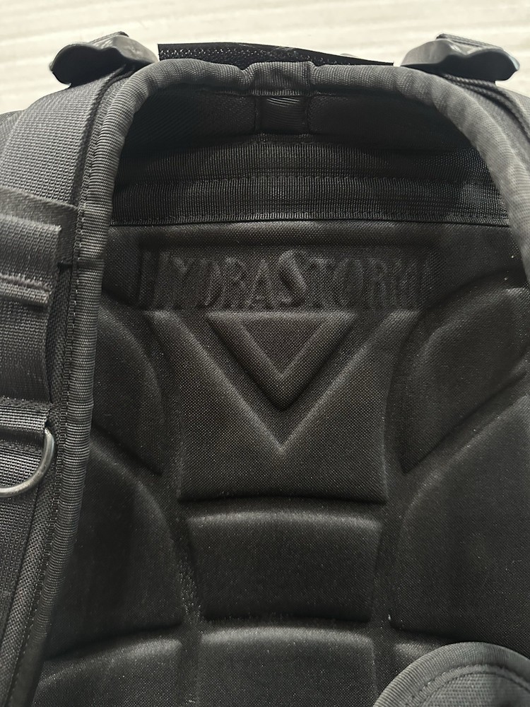 Hydrastorm Black Tactical Carrier Backpack With Camelbak Maximum Hydration Pack