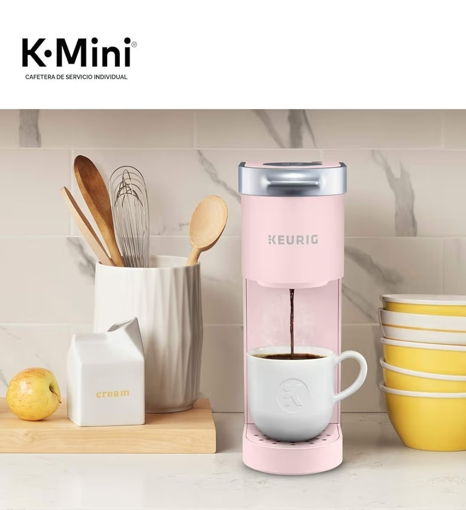 Keurig K-Mini Coffee Maker Pink Single Serve K-Cup Machine Tested Clean