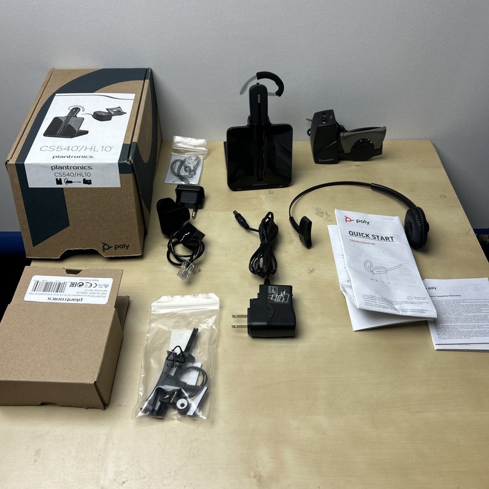 Plantronics CS540/HL10 Bundle Used (Please Read)
