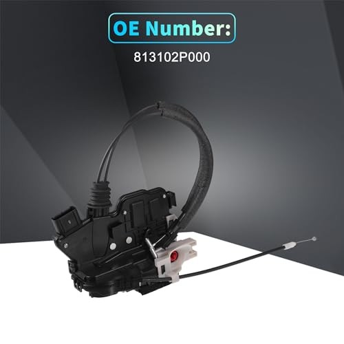 Replacement Front Left Driver Side Power Door Lock Actuator Motor with Cable