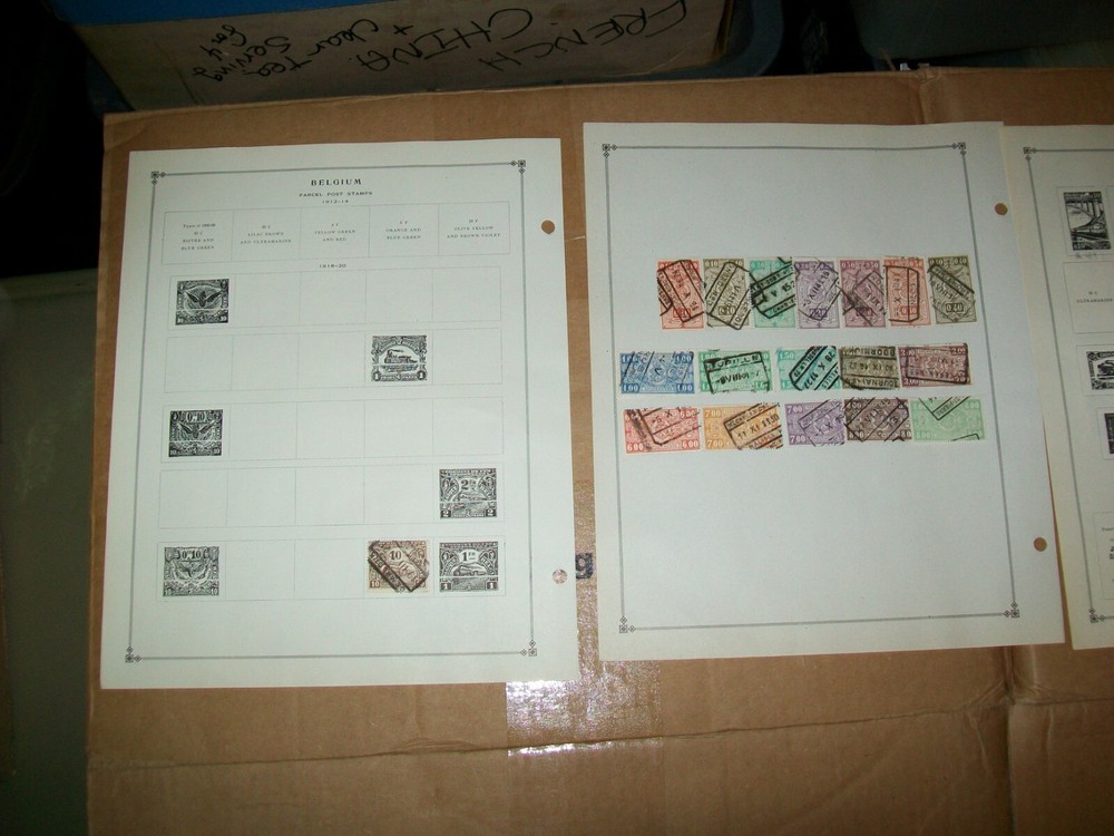 1920 - 1936 Belgium Stamp Sheets Lot 74